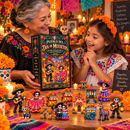 🔥DAY OF THE DEAD KICKOFF 49% OFF - 💀Day of the Dead Village Advent Calendar 2026🎁