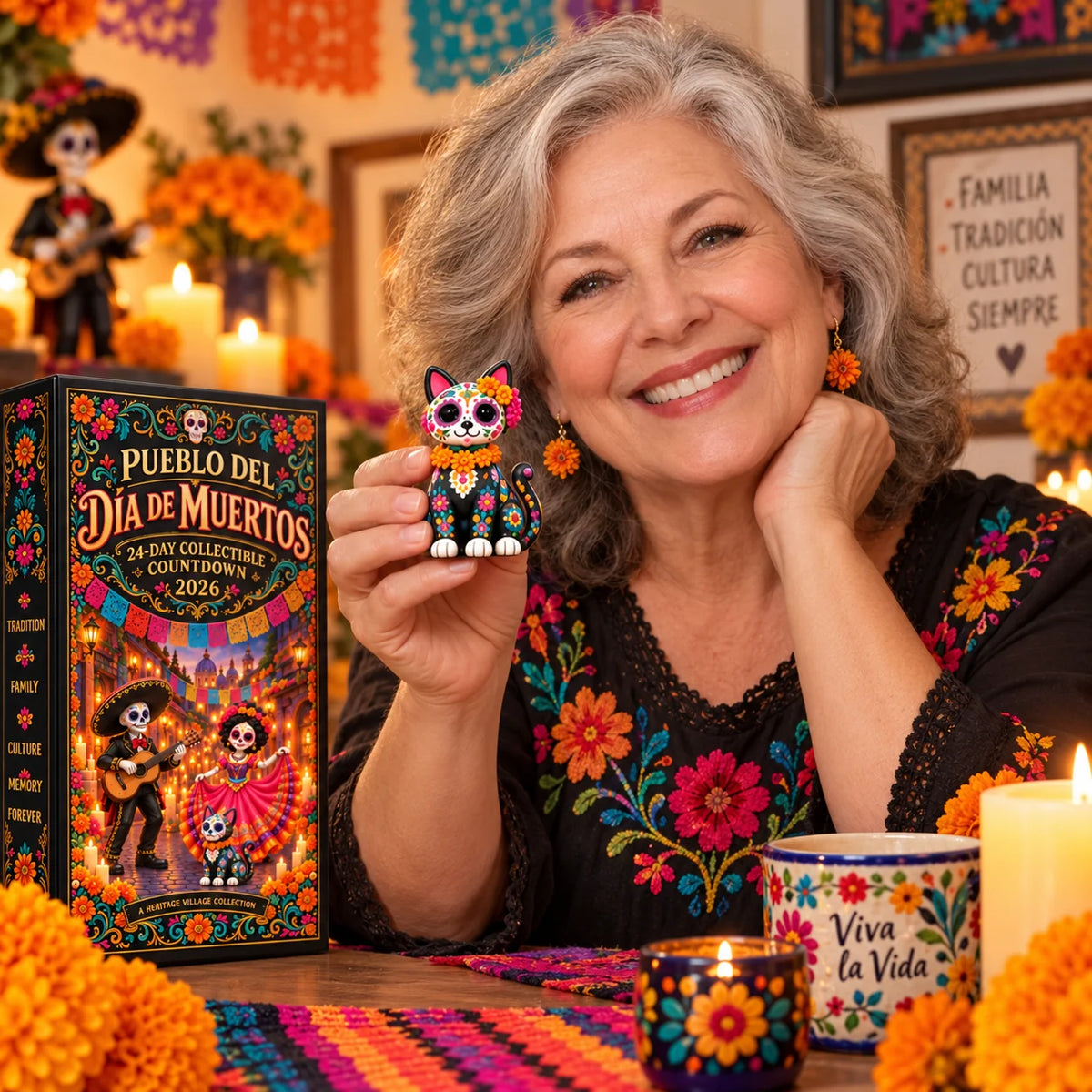 🔥DAY OF THE DEAD KICKOFF 49% OFF - 💀Day of the Dead Village Advent Calendar 2026🎁