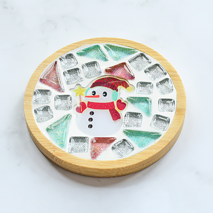 Christmas Diy Mosaic Coaster Kit