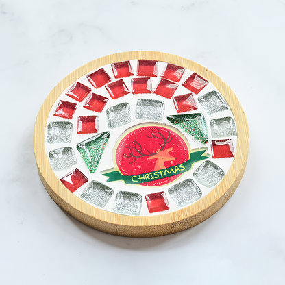 Christmas Diy Mosaic Coaster Kit