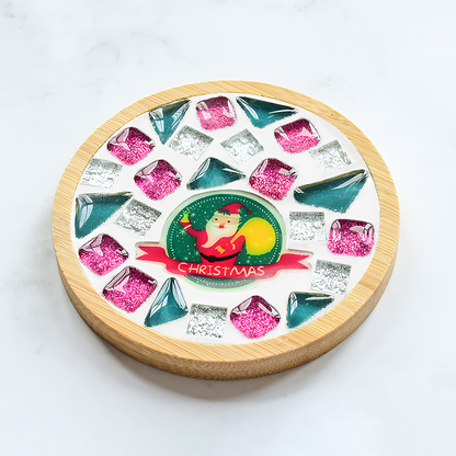 Christmas Diy Mosaic Coaster Kit