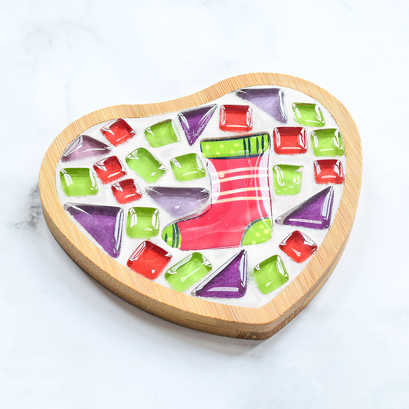 Christmas Diy Mosaic Coaster Kit