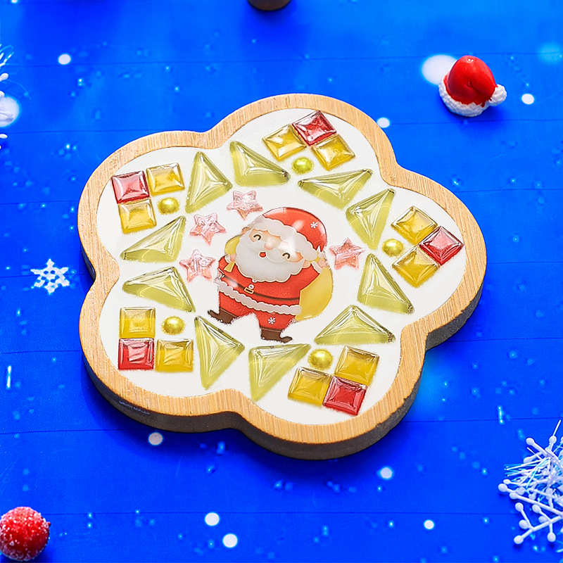 Christmas Diy Mosaic Coaster Kit