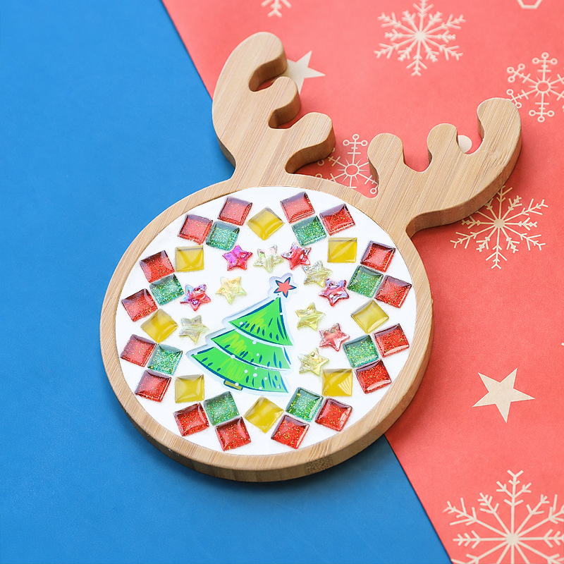 Christmas Diy Mosaic Coaster Kit