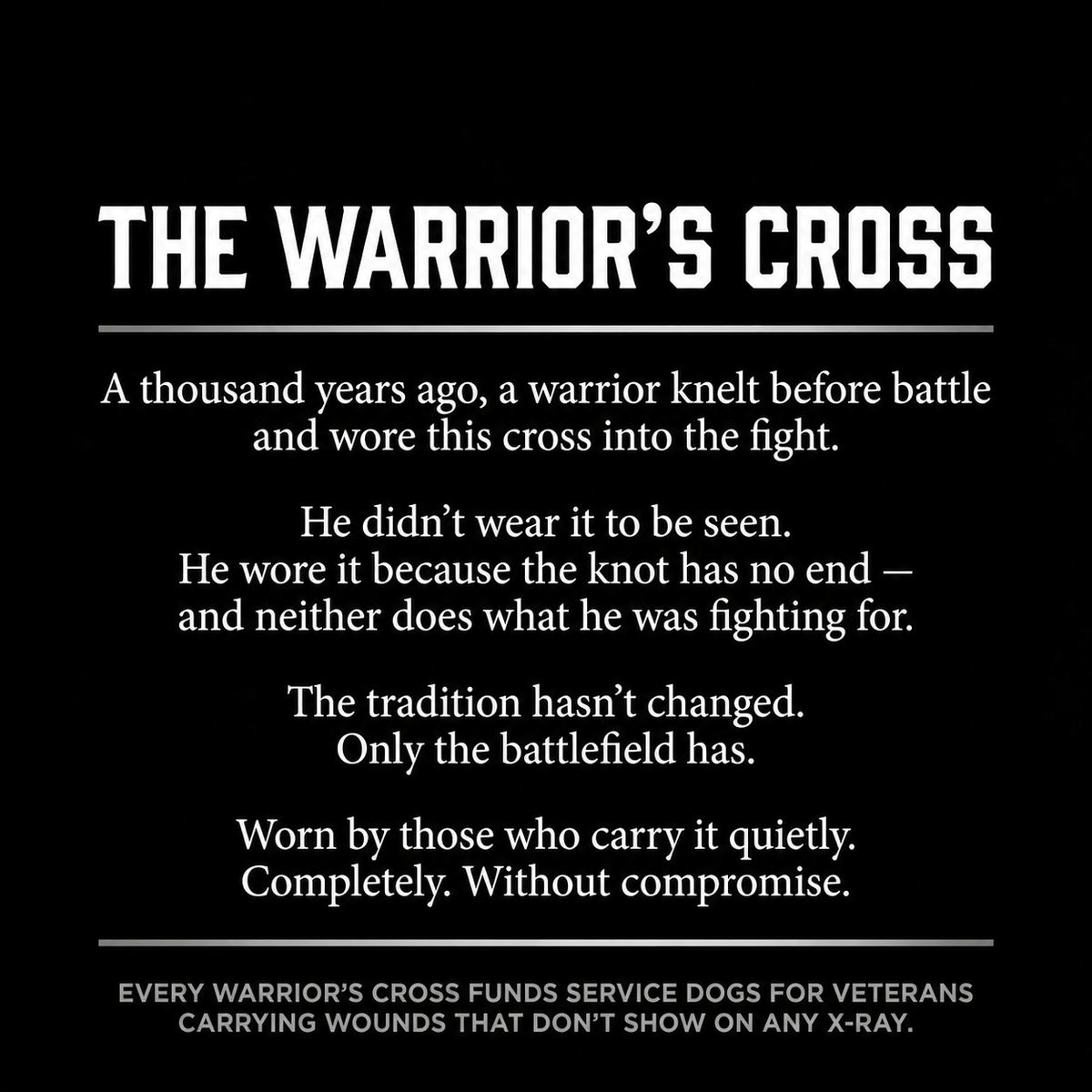 ✝️The Warrior's Cross