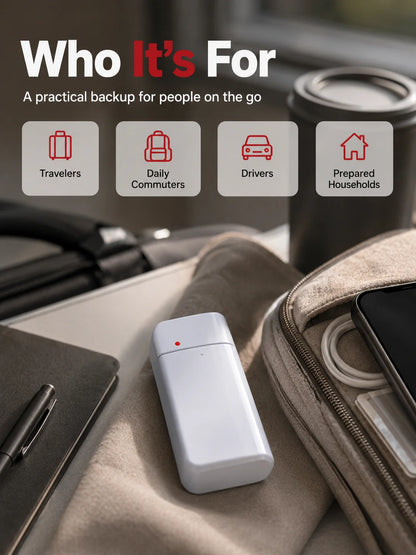 Emergency Phone Charger – 🔋🔋 AA Battery Powered USB Backup with LED Flashlight