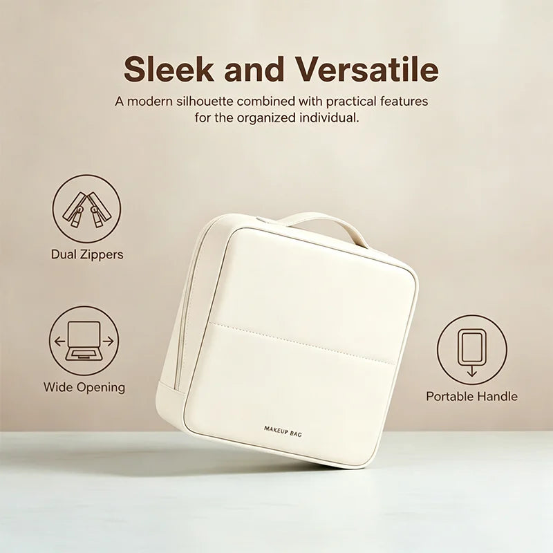 🔥Last Day 40%Off ✨2026 Hot Sale Portable Standing Makeup Bag🧳