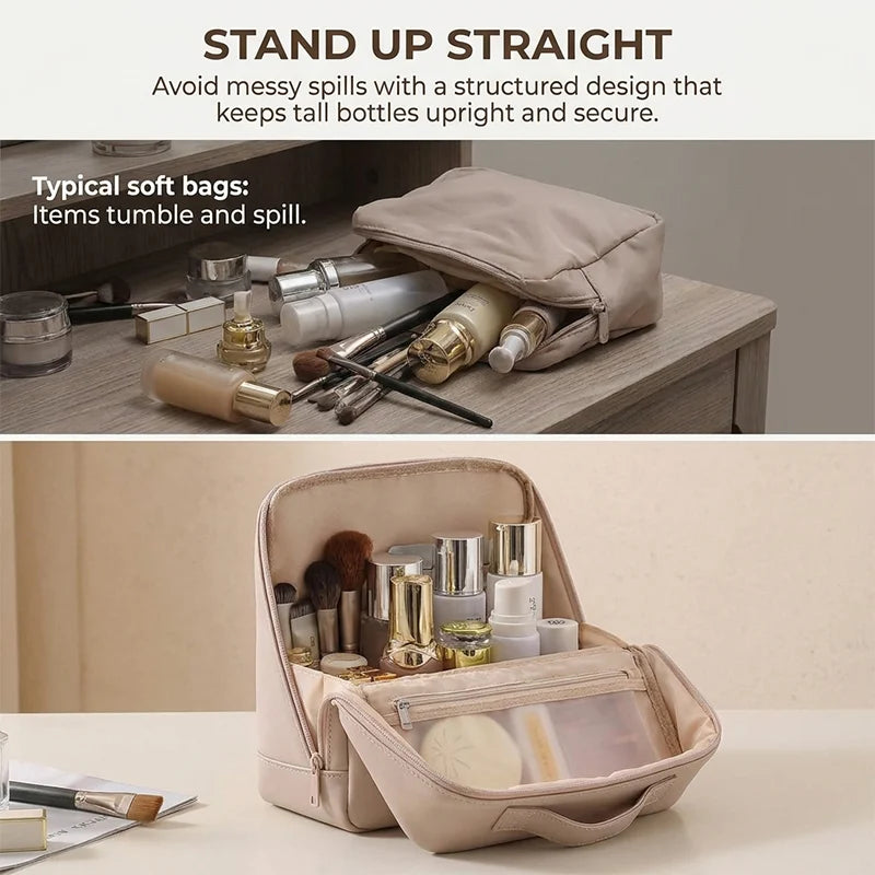 🔥Last Day 40%Off ✨2026 Hot Sale Portable Standing Makeup Bag🧳