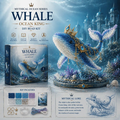 🌊Mythical Ocean DIY Bead Kit | 3D Sea Creature Craft Set – 12 Designs, Beginner Friendly