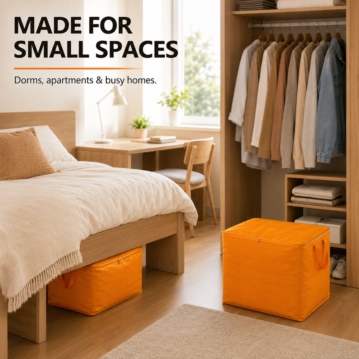 ✨ Season Hot Seller – Extra Large Foldable Storage Bag & Reinforced Handles🔥