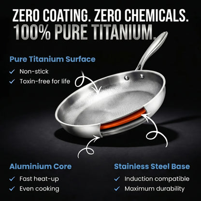 🎃Halloween Deal 50% OFF!🍳100% Pure Titanium Pan For A Toxin-Free Kitchen