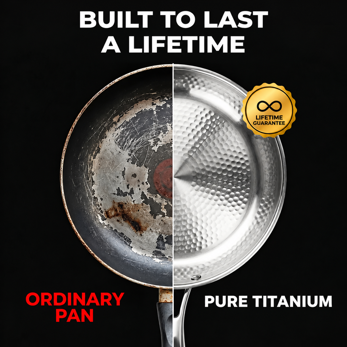 🎃Halloween Deal 50% OFF!🍳100% Pure Titanium Pan For A Toxin-Free Kitchen