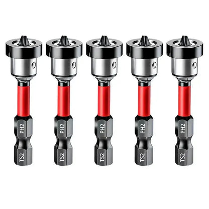 🔩5pcs Drywall Bit Attachment , PH2 Magnetic Drywall Screwdriver Bits