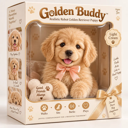 🎄 Holiday Special 49% OFF – Lifelike Golden Retriever Robot Puppy