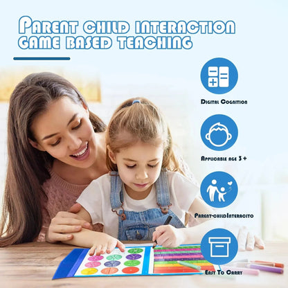 🧠Magnet Montessori Fraction Puzzle✨