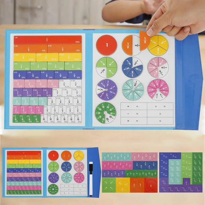 🧠Magnet Montessori Fraction Puzzle✨