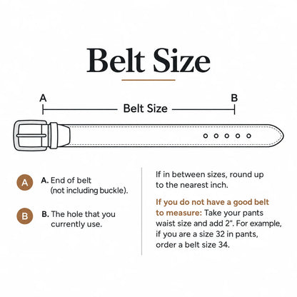 🔥 Handmade Full-Grain Buffalo Leather Belt – Built to Last