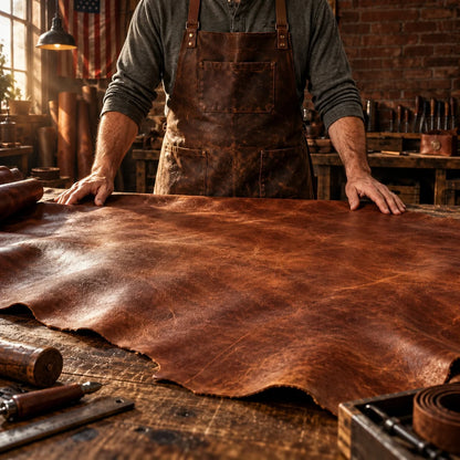 🔥 Handmade Full-Grain Buffalo Leather Belt – Built to Last