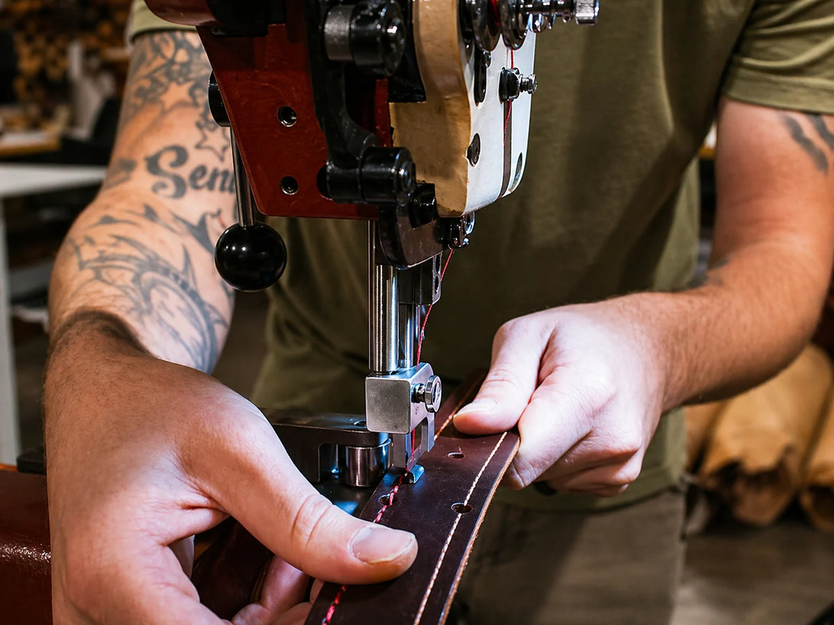 🔥 Handmade Full-Grain Buffalo Leather Belt – Built to Last