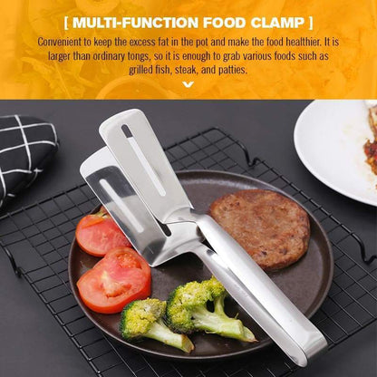 🥩🔧 3-in-1 Kitchen Cooking Tool — Grip, Flip & Scrape