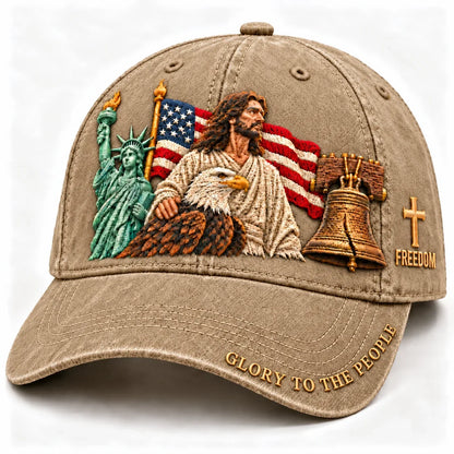 ✝️🇺🇸 Faith & Freedom American Heritage Cap