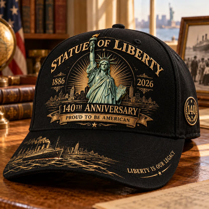 🗽 Statue Of Liberty 140th Anniversary 1886–2026 Commemorative Cap