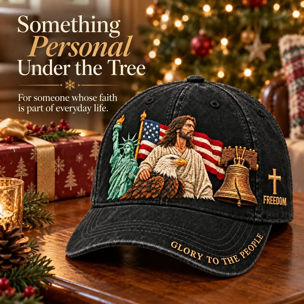 ✝️🇺🇸 Faith & Freedom American Heritage Cap