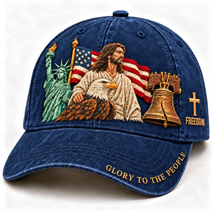 ✝️🇺🇸 Faith & Freedom American Heritage Cap