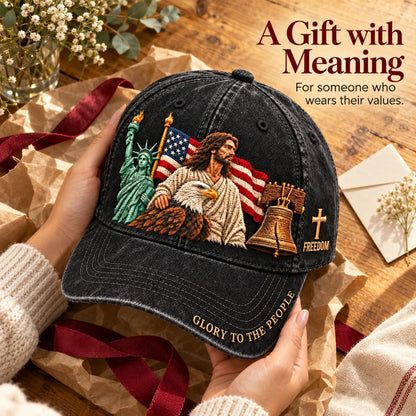 ✝️🇺🇸 Faith & Freedom American Heritage Cap