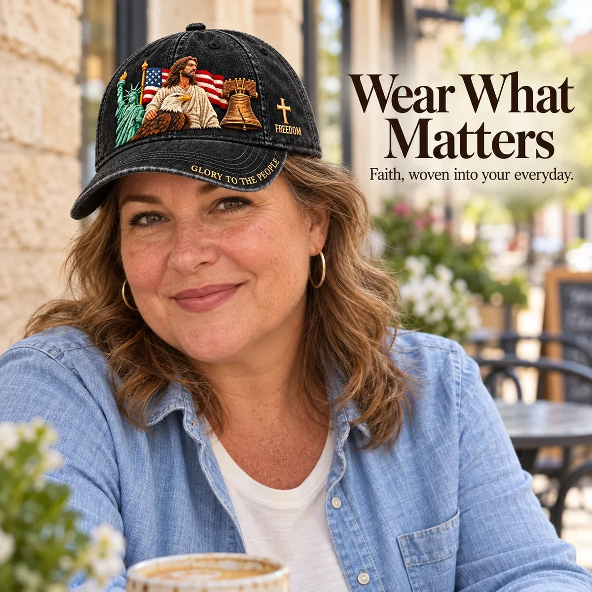 ✝️🇺🇸 Faith & Freedom American Heritage Cap