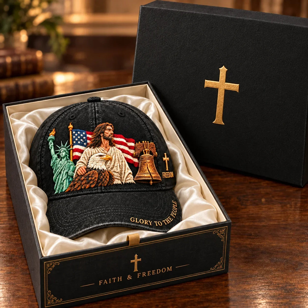 ✝️🇺🇸 Faith & Freedom American Heritage Cap