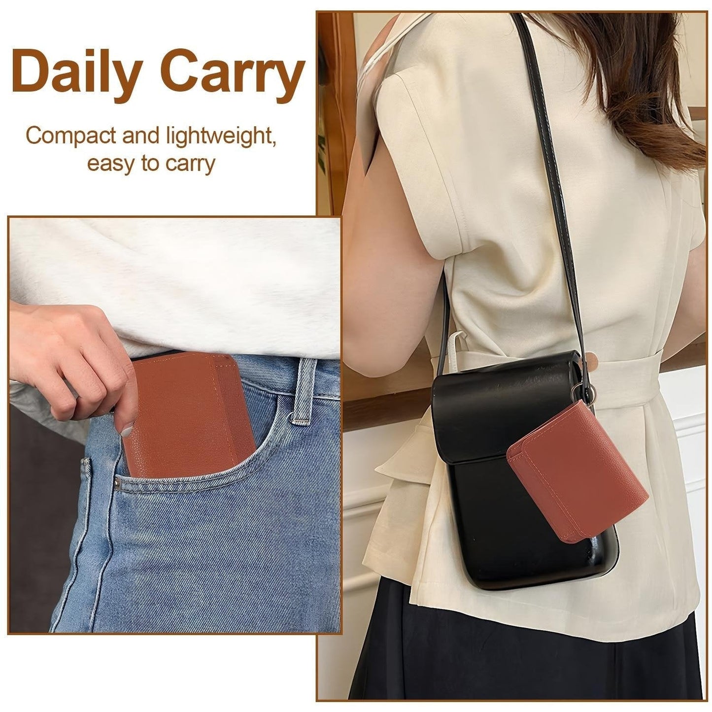 👛 Compact RFID Wallet for Women – Fashionable Card Organizer & Coin Purse 💕