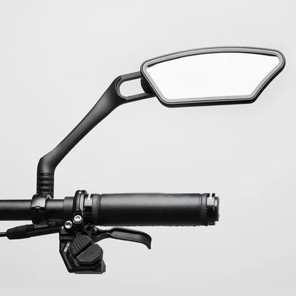 💥360° Rotatable Bicycle Rearview Mirror – Shock-Absorbing Arm, Weather-Resistant, Universal Mount 🛡️