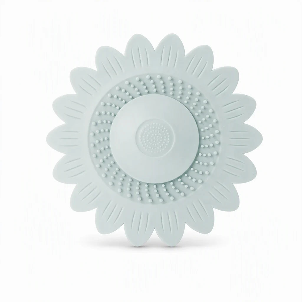 Anti-Odor Bathroom Drain Silicone Sunflower Cover Anti-Backflow