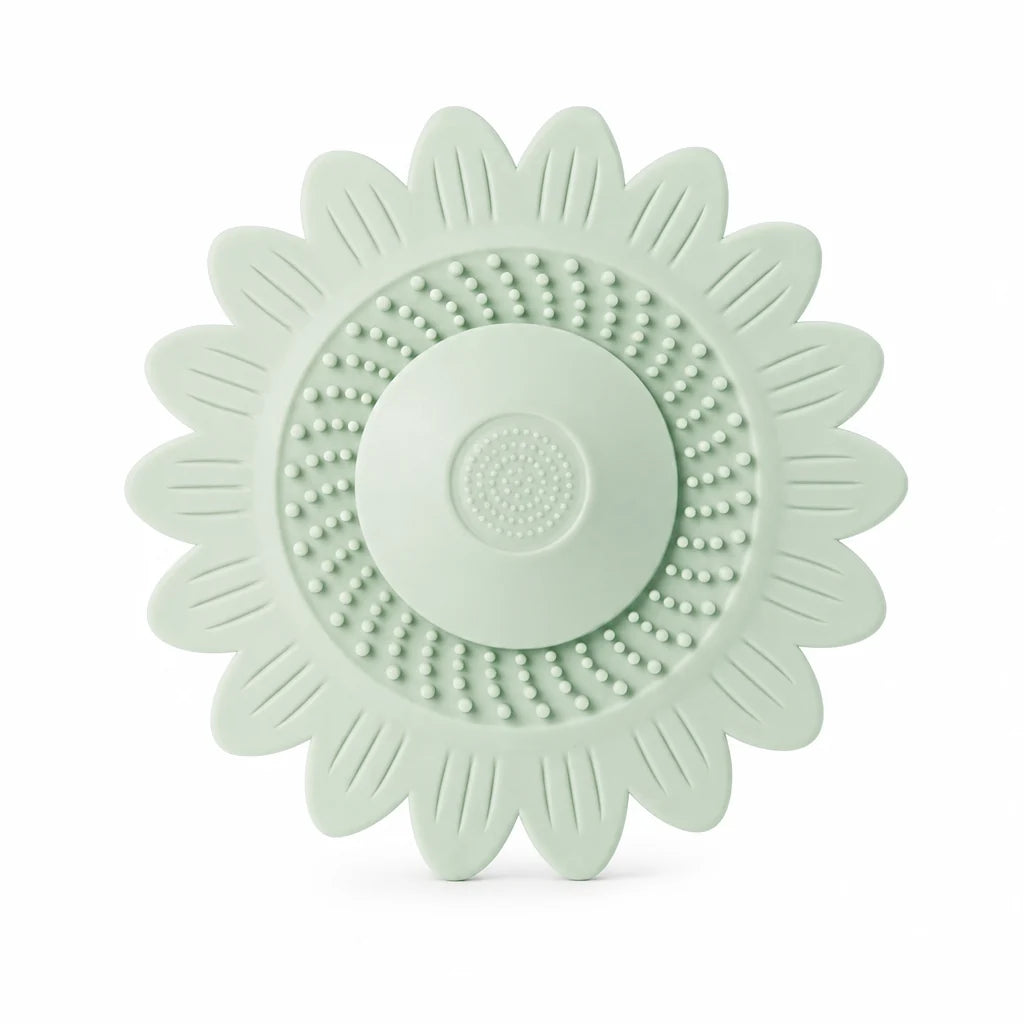 Anti-Odor Bathroom Drain Silicone Sunflower Cover Anti-Backflow