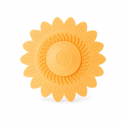 Anti-Odor Bathroom Drain Silicone Sunflower Cover Anti-Backflow