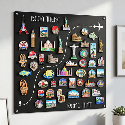 🌎✨travel Magnet Board - 💕every Magnet Has A Story. Every Journey Deserves A Place