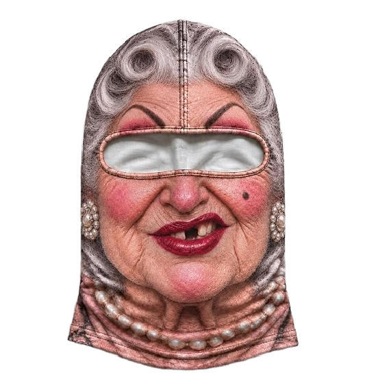 🎿 Realistic Face Balaclava – Funny Ski & Snowboard Mask for Cold Weather Adventures