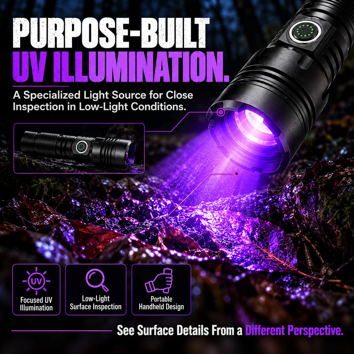 Rechargeable Tracking Light 🔦 For Night Outdoor Adventures