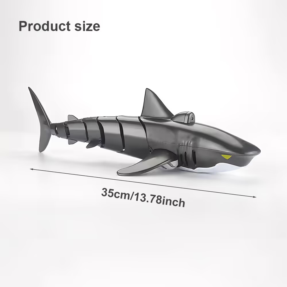 🦈💦2.4G Remote Control Shark Toy – Realistic Swimming RC Shark for Kids