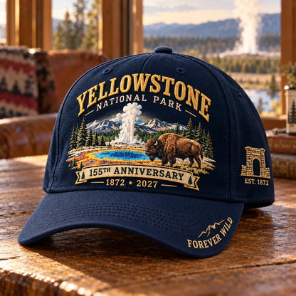 🦬Yellowstone National Park 155th Anniversary 1872-2027 Commemorative Cap