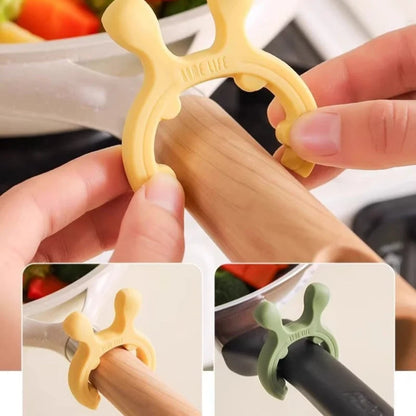 Multifunction Silicone Pot Handle Spatula Rack