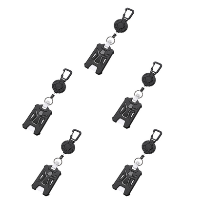 Retractable Badge Holder with Carabiner Clip