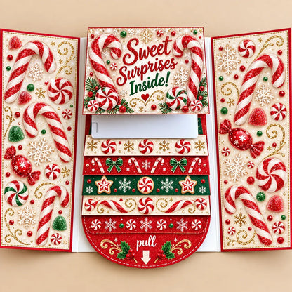 ⏰2026 New 🎅💳 Waterfall Christmas Gift Card Booklet ✨