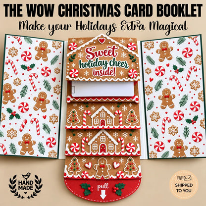⏰2026 New 🎅💳 Waterfall Christmas Gift Card Booklet ✨