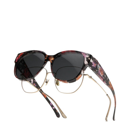 🔥😎2026 New Polarized UV400 Protection Trendy Round Cat-eye Sunglasses 🕶️