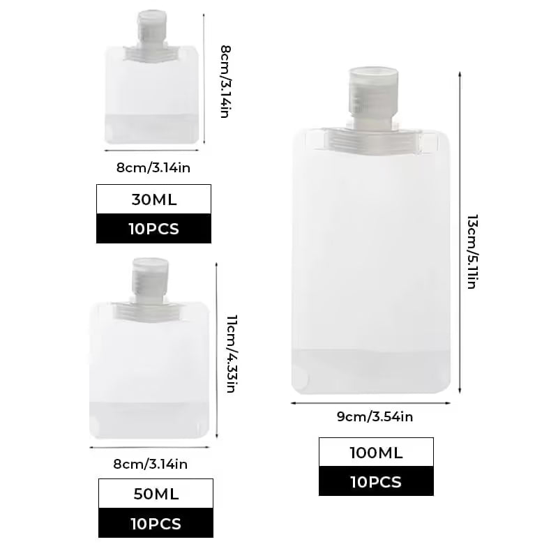 🔥Last Day 50% Off ✨Portable Travel Fluid Dispensing Packing Bag🏷️