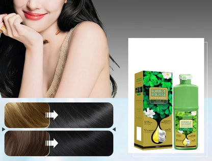 🌿💇‍♀️500ML Long-Lasting Plant-Based Foam Hair Dye