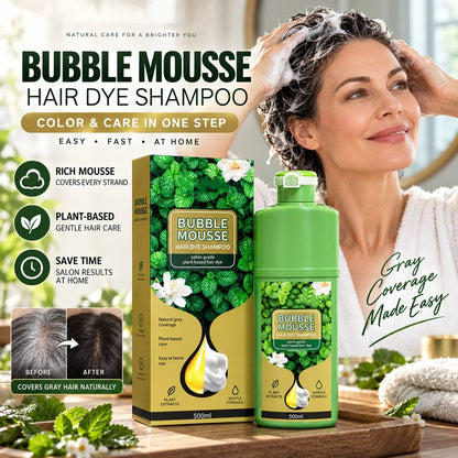 🌿💇‍♀️500ML Long-Lasting Plant-Based Foam Hair Dye