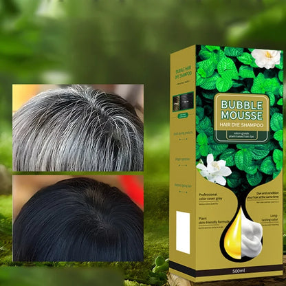 🌿💇‍♀️500ML Long-Lasting Plant-Based Foam Hair Dye